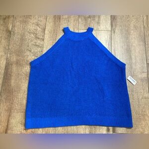 Old Navy women’s 3X sleeveless cropped shaker stitch sweater